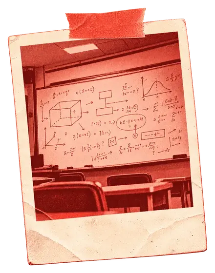 Polaroid of a whiteboard